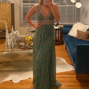 Emerald Green Flowy Dress